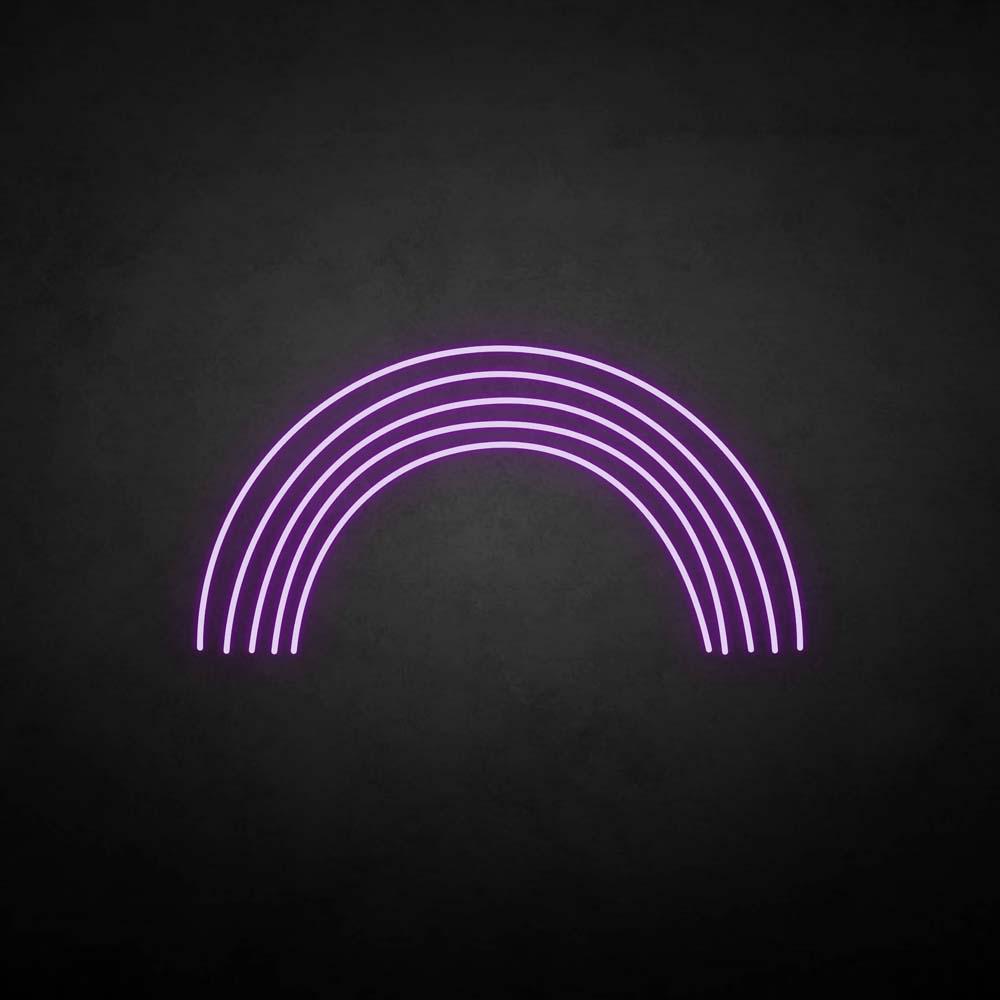 'Rainbow' neon sign