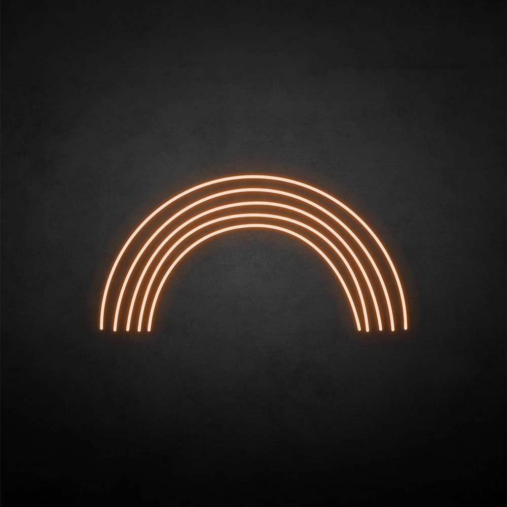 'Rainbow' neon sign