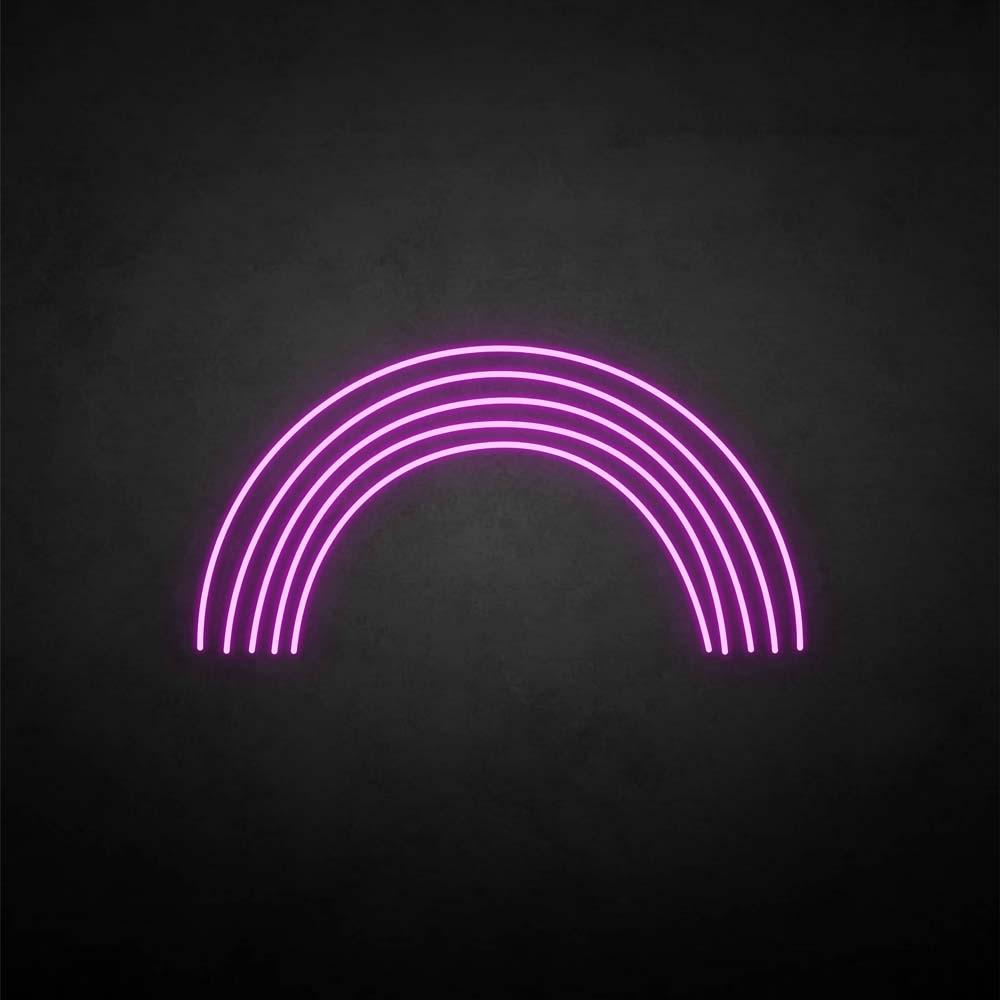 'Rainbow' neon sign