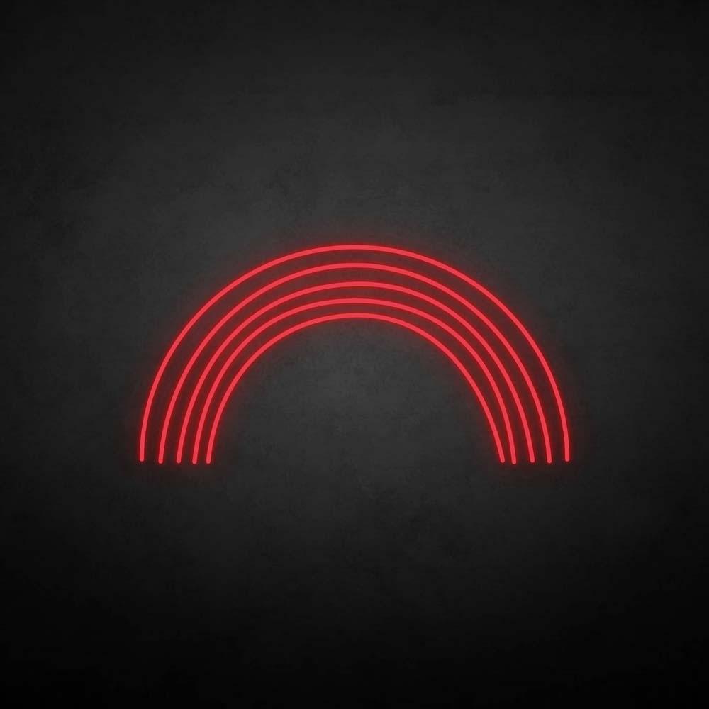 'Rainbow' neon sign