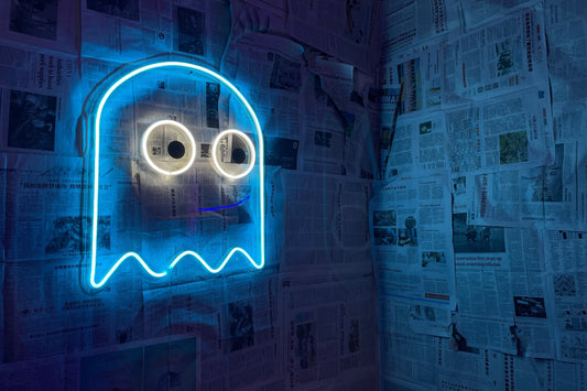 'ghost' neon sign
