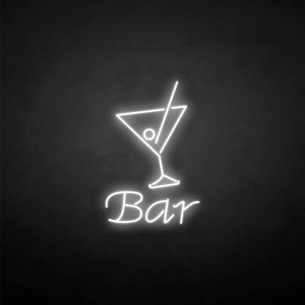 'Bar' neon sign