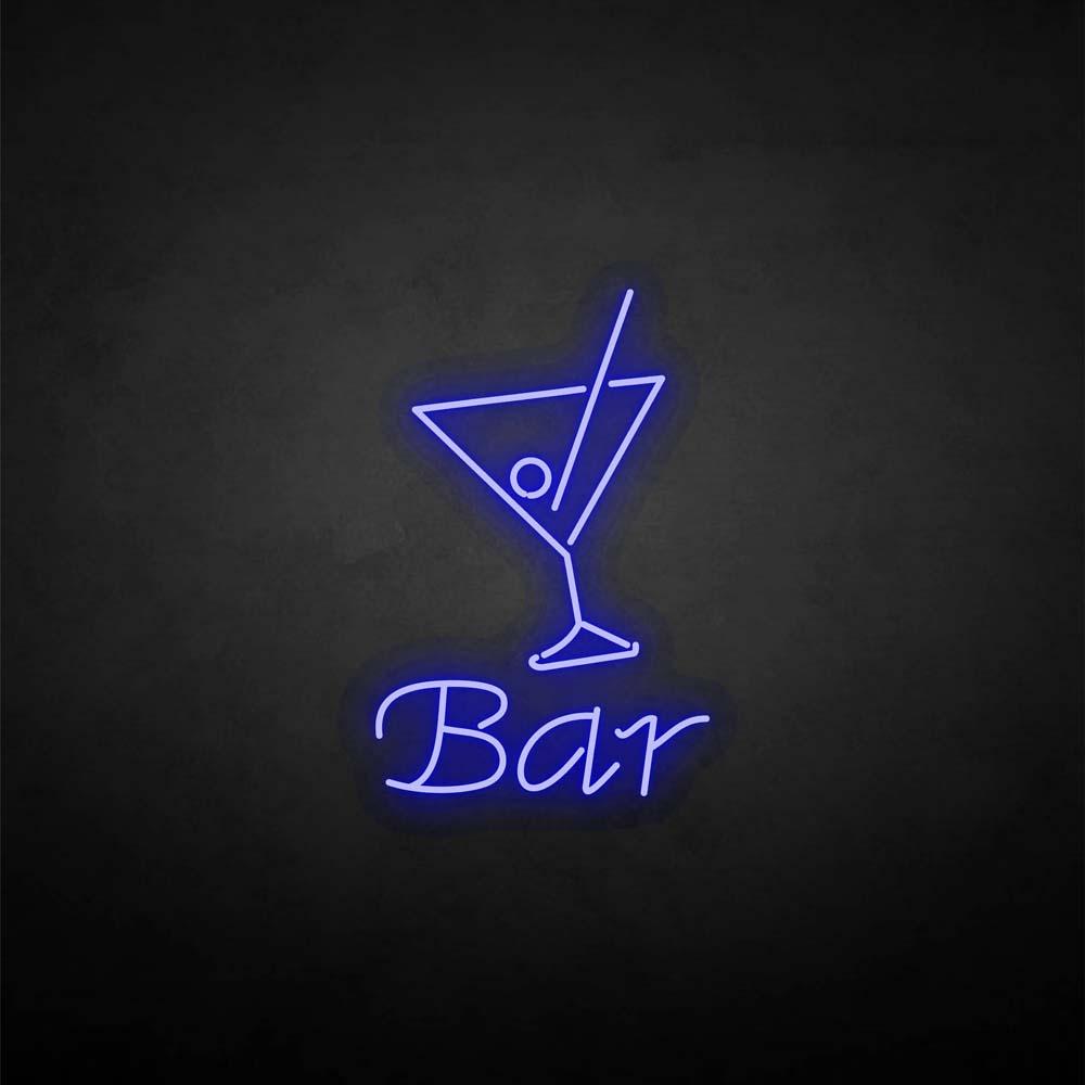 'Bar' neon sign