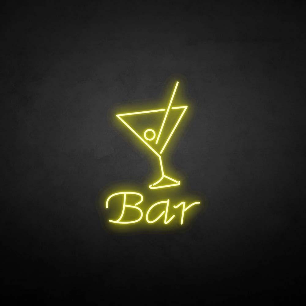 'Bar' neon sign