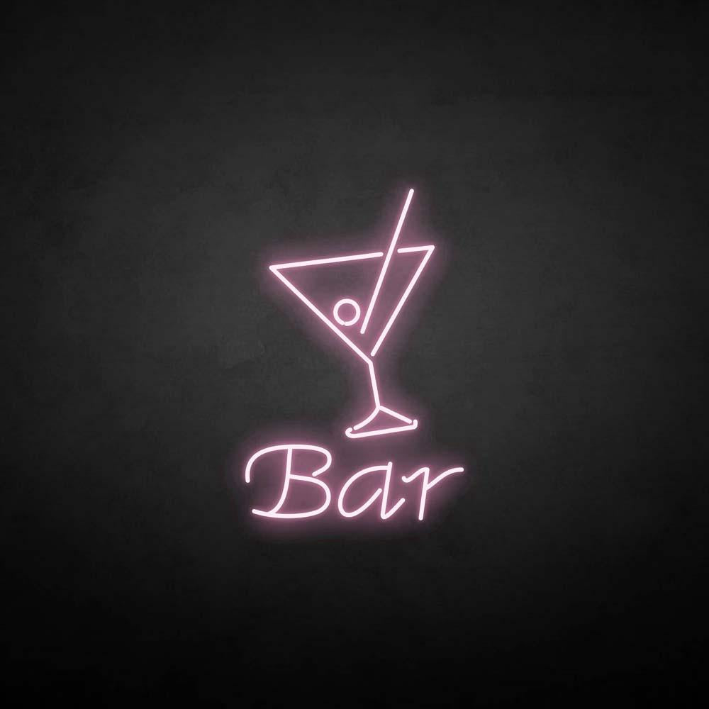 'Bar' neon sign
