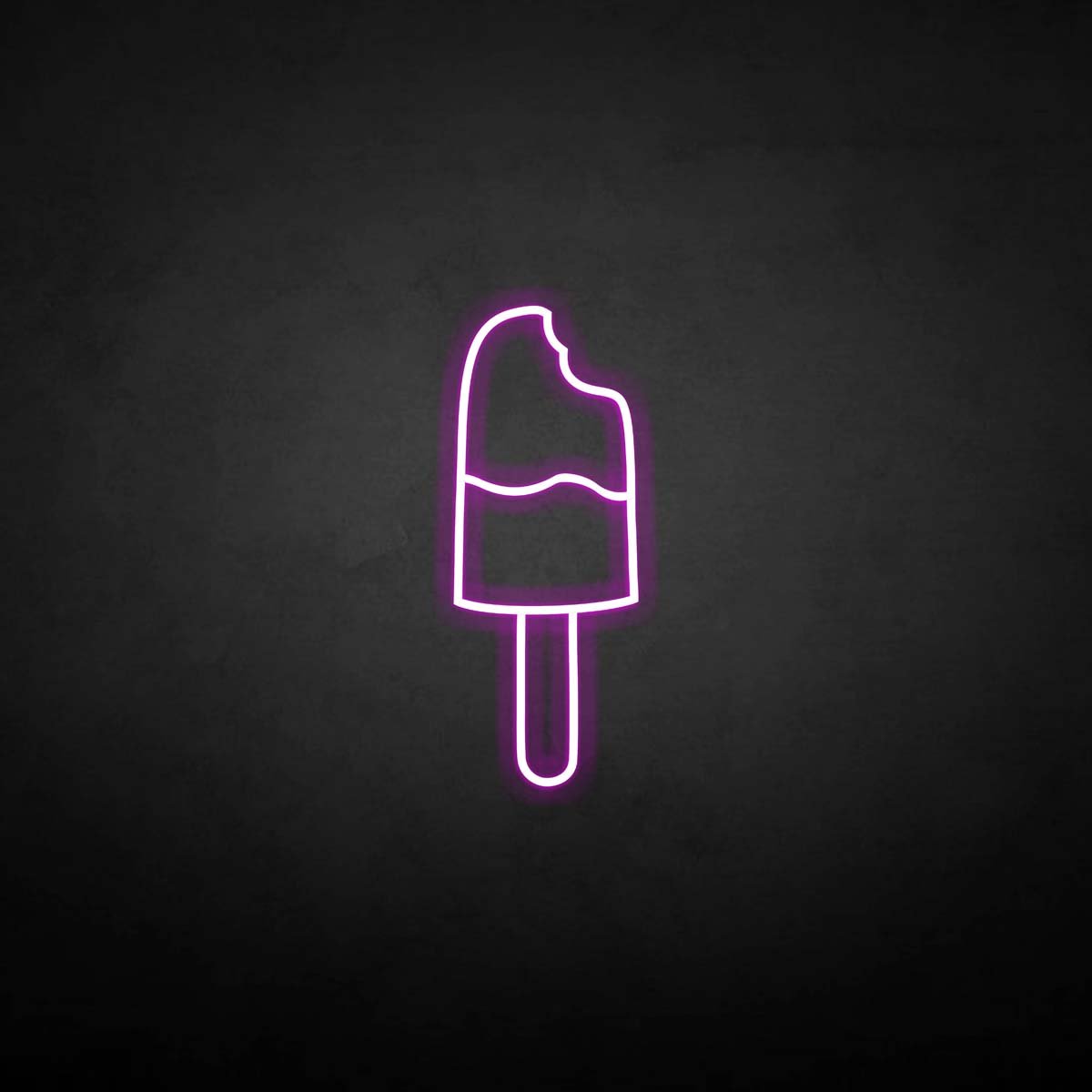 'popsicle' neon sign