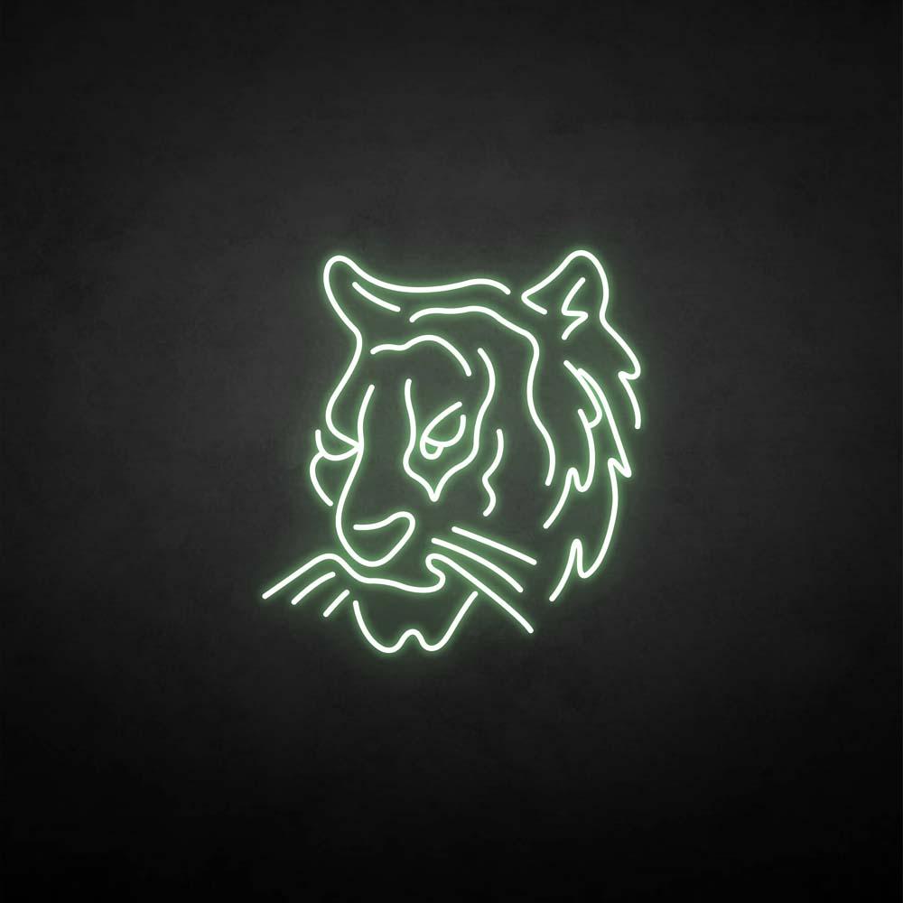 'Tiger head' neon sign
