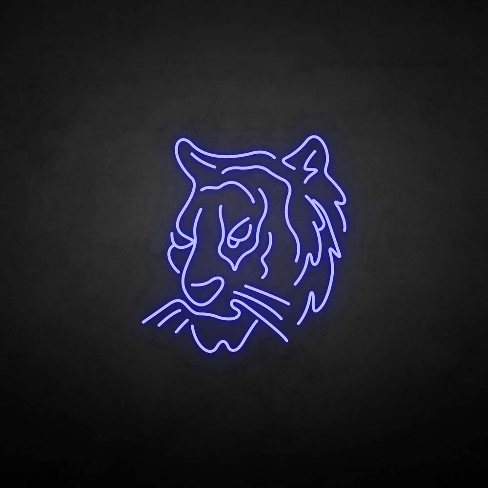 'Tiger head' neon sign