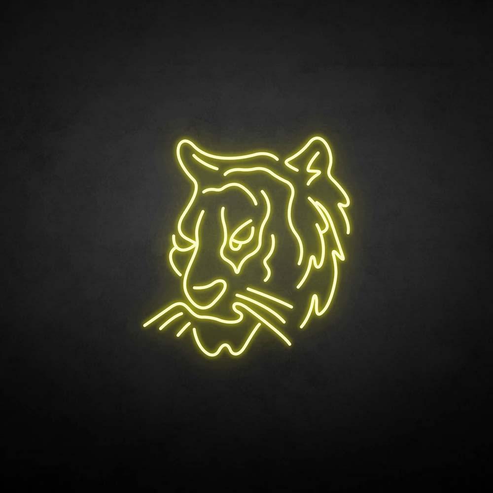 'Tiger head' neon sign