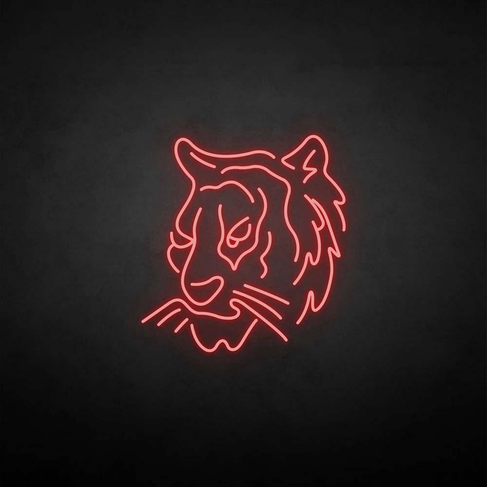 'Tiger head' neon sign