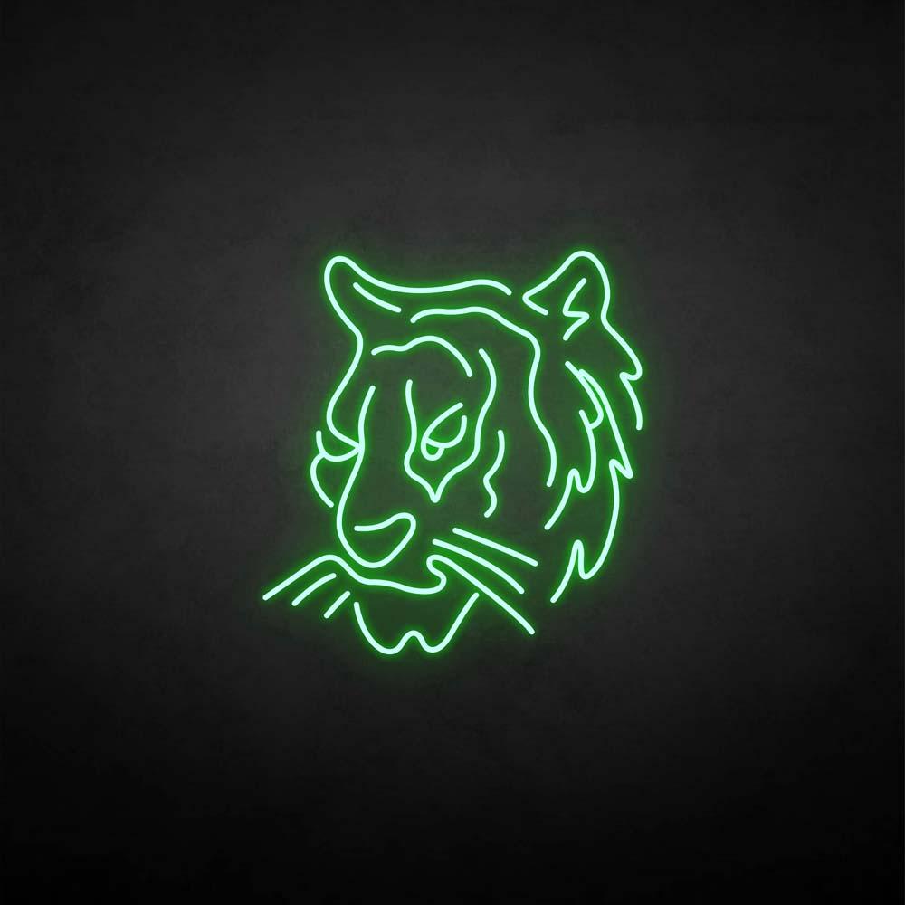 'Tiger head' neon sign