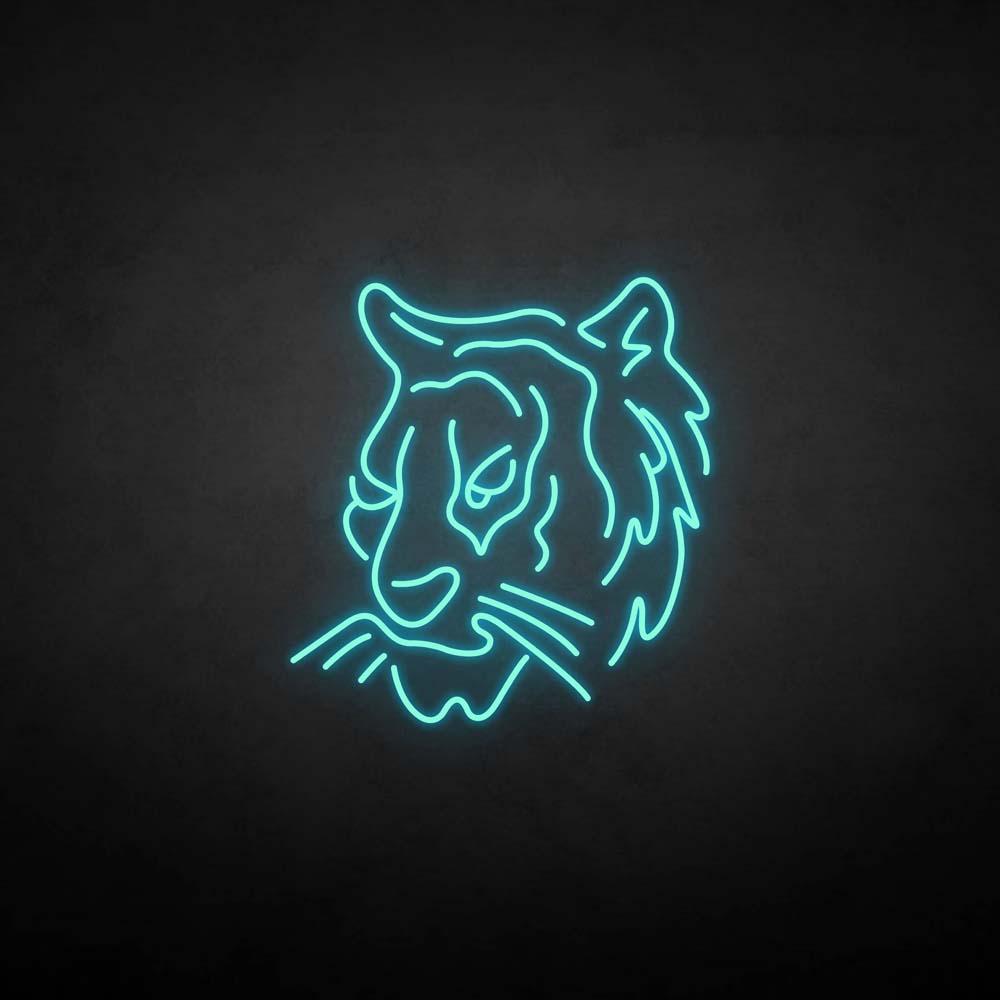 'Tiger head' neon sign