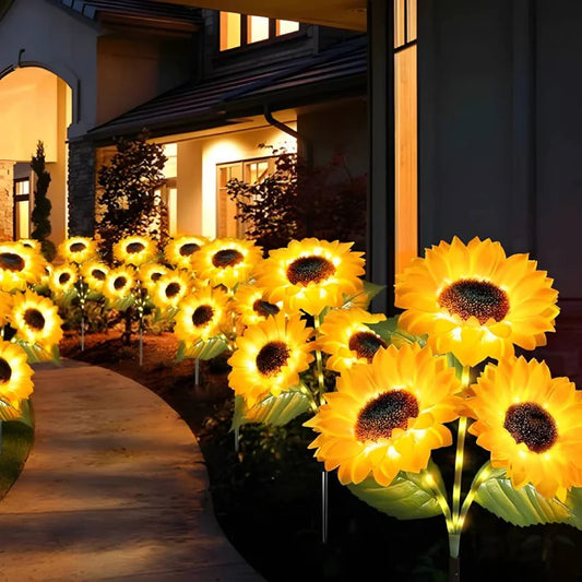 Litlamp® Solar Sunflower LED Lights