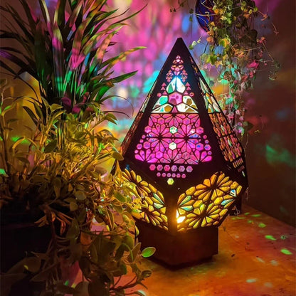 Bohemian Star Projection Lamp