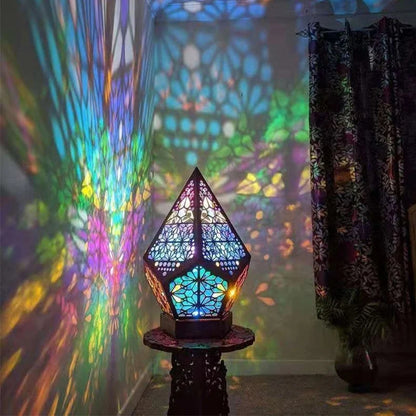 Bohemian Star Projection Lamp