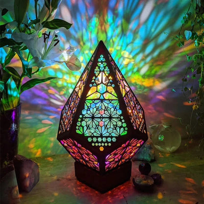 Bohemian Star Projection Lamp