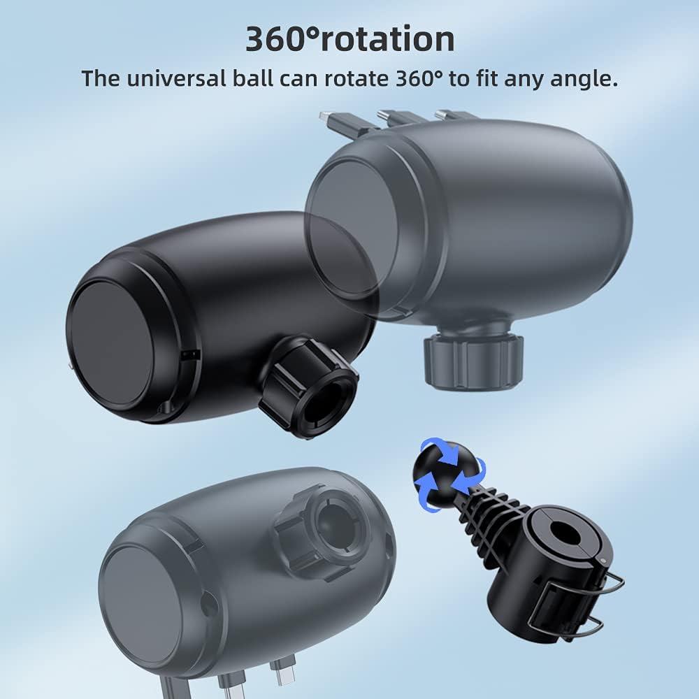 3-in-1 Retractable Backseat Charger