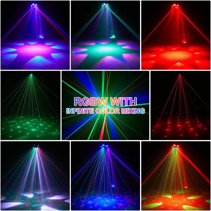 Moving Head DJ Lights 6 Arms Party Lights