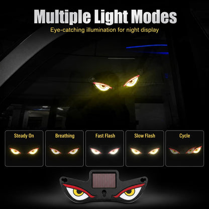 Solar Devil Eyes LED Car Light