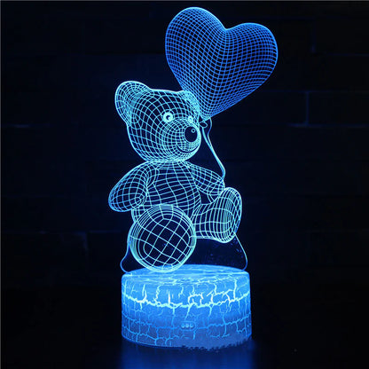 LITLAMP™ 3D Light Love Bear