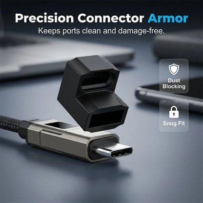 4-in-1 Smart Display Keychain Charging Cable