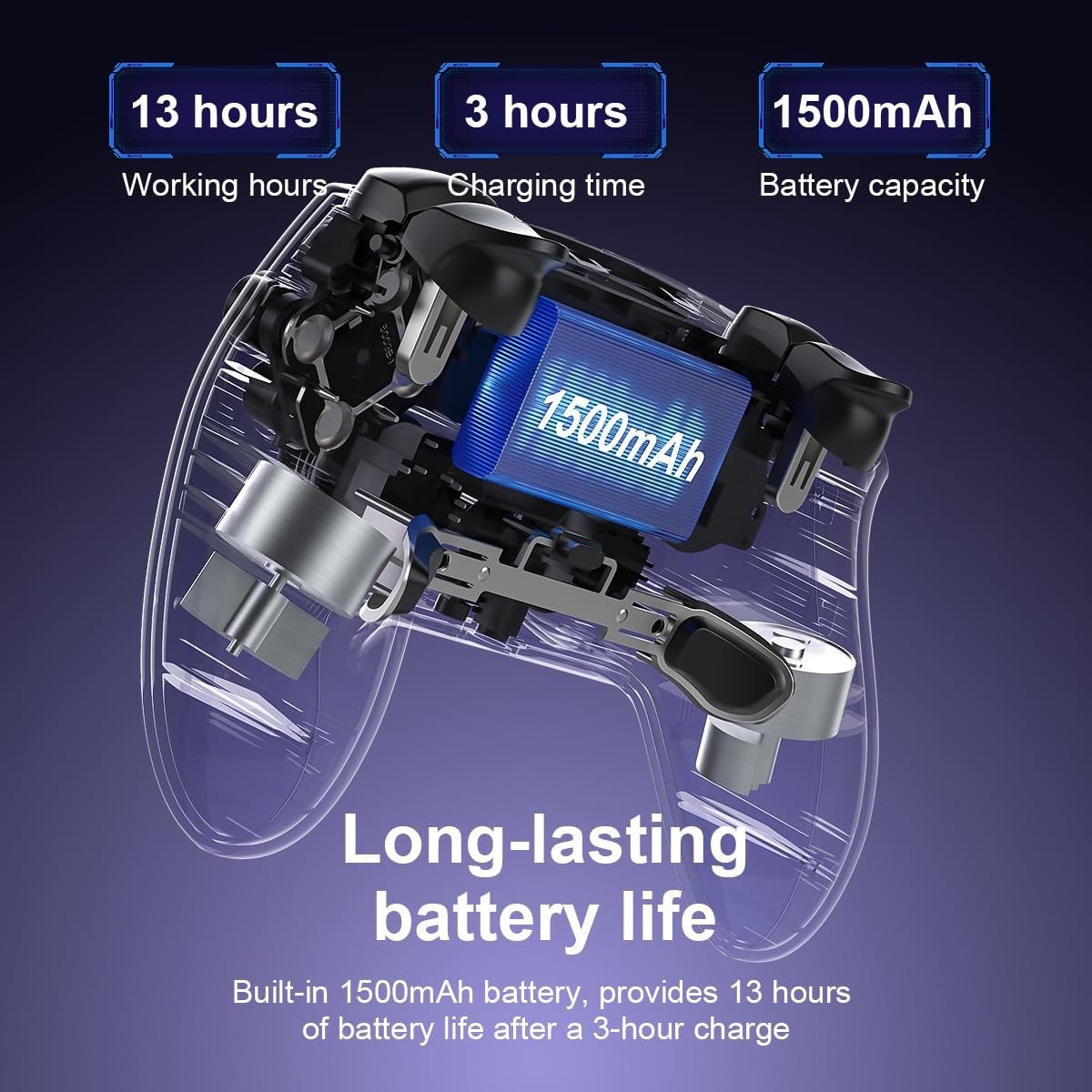 Wireless Game Controller for PS5, PC, Mac, iOS, Android & Steam Deck