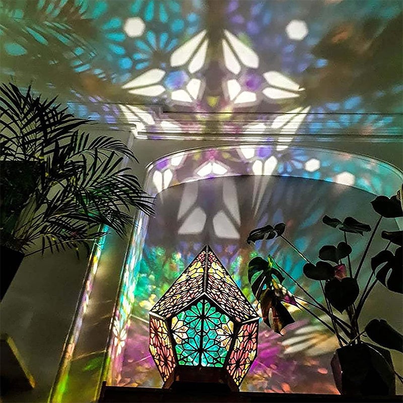 Bohemian Star Projection Lamp