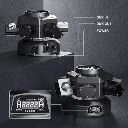 Moving Head DJ Lights 6 Arms Party Lights
