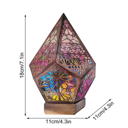 Bohemian Star Projection Lamp