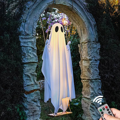 Glowing Ghost Swing for Halloween Decor