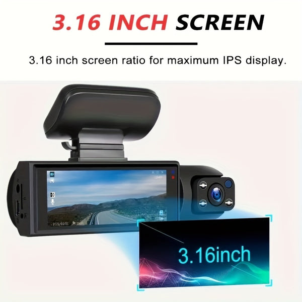 Dual 1080P Car Camera with Night Vision