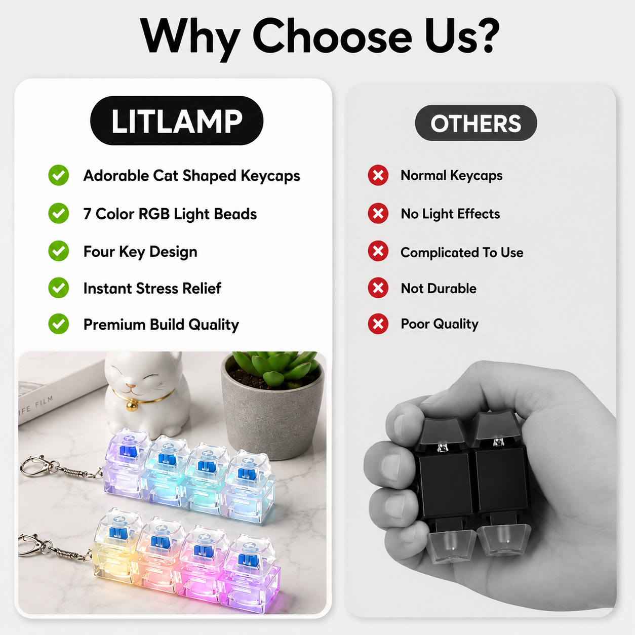 Litlamp® Stress Relief Mechanical Keyboard