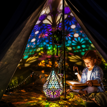 Bohemian Star Projection Lamp