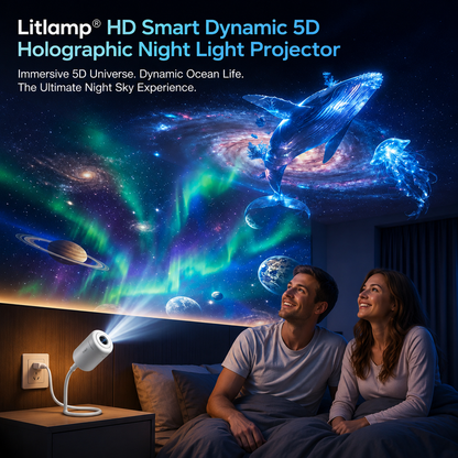 Litlamp® Holographic Night Light Projector