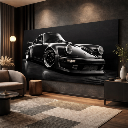 Porsche 911 Midnight Enigma Canvas Print