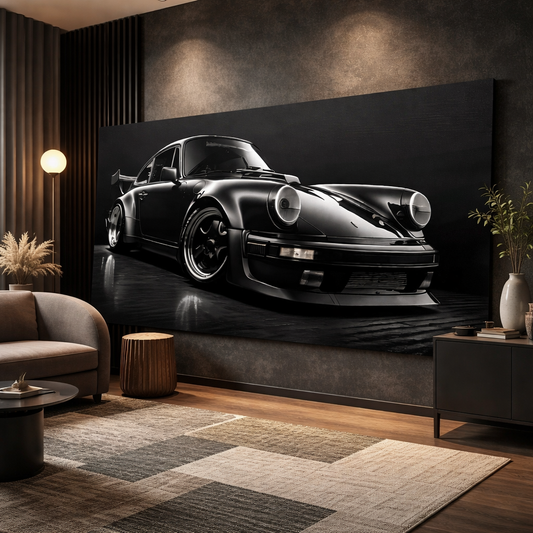 Porsche 911 Midnight Enigma Canvas Print
