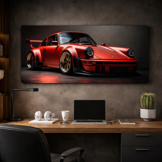 Porsche 911 Scarlet Speedster Canvas Print