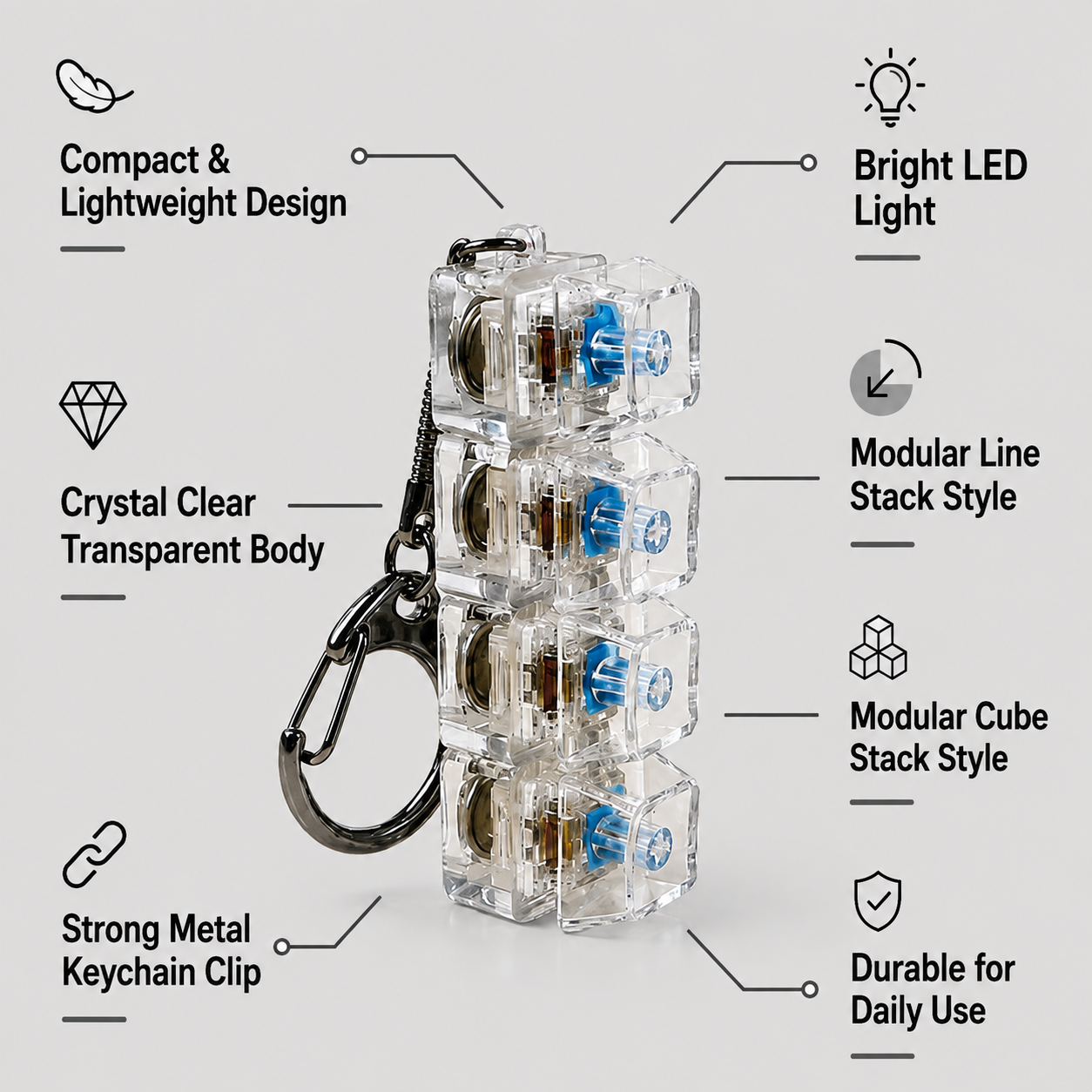 Litlamp® Stress Relief Mechanical Keyboard