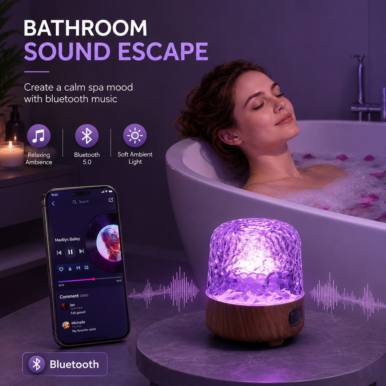 Litlamp® Ocean Wave Projector Light