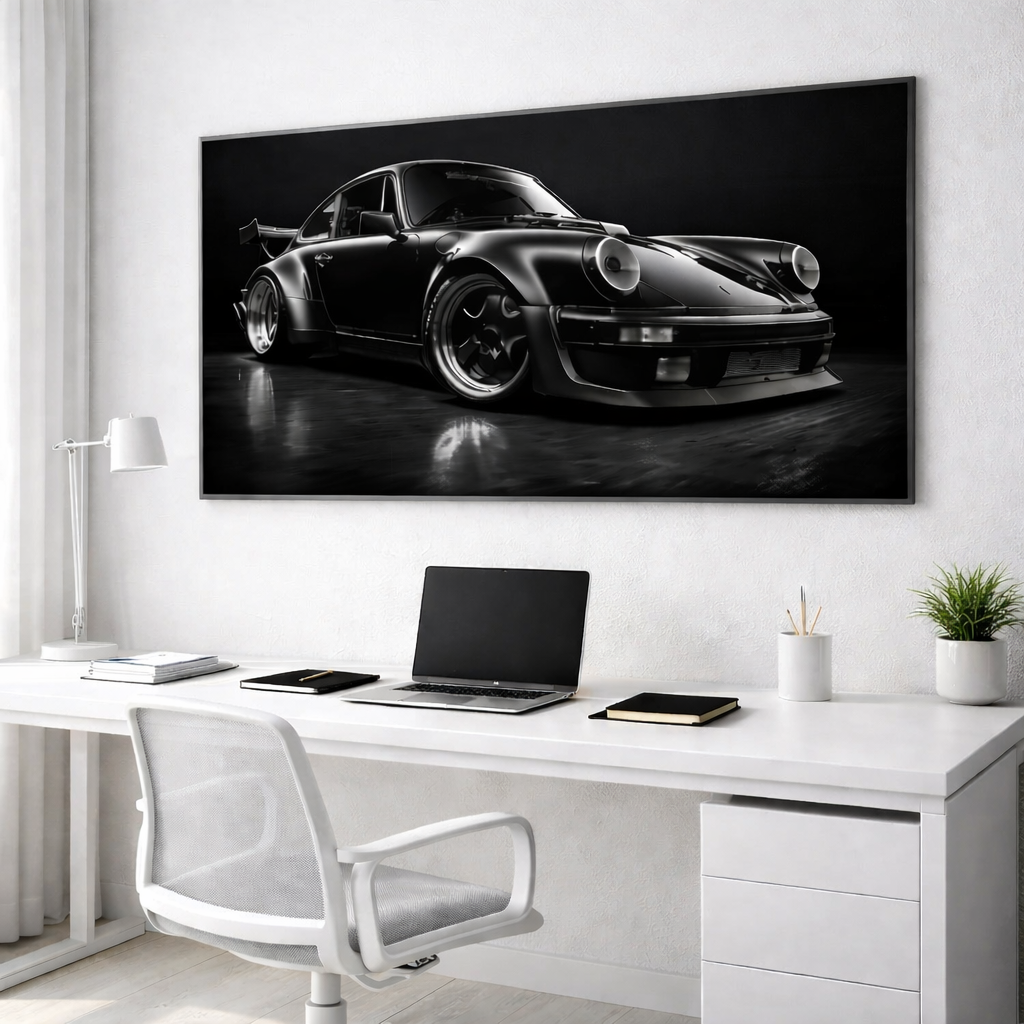 Porsche 911 Midnight Enigma Canvas Print