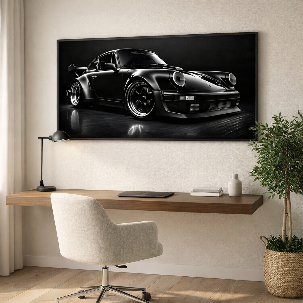 Porsche 911 Midnight Enigma Canvas Print
