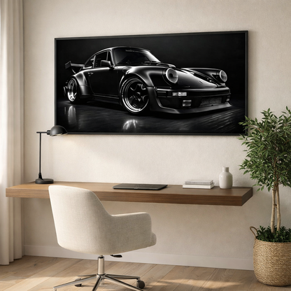 Porsche 911 Midnight Enigma Canvas Print