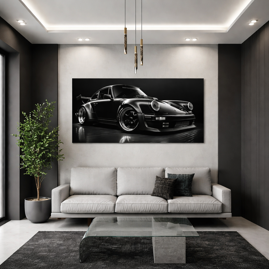 Porsche 911 Midnight Enigma Canvas Print