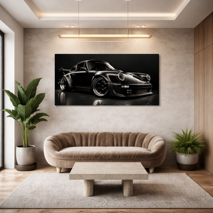 Porsche 911 Midnight Enigma Canvas Print