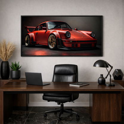 Porsche 911 Scarlet Speedster Canvas Print