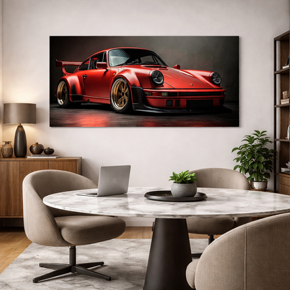 Porsche 911 Scarlet Speedster Canvas Print