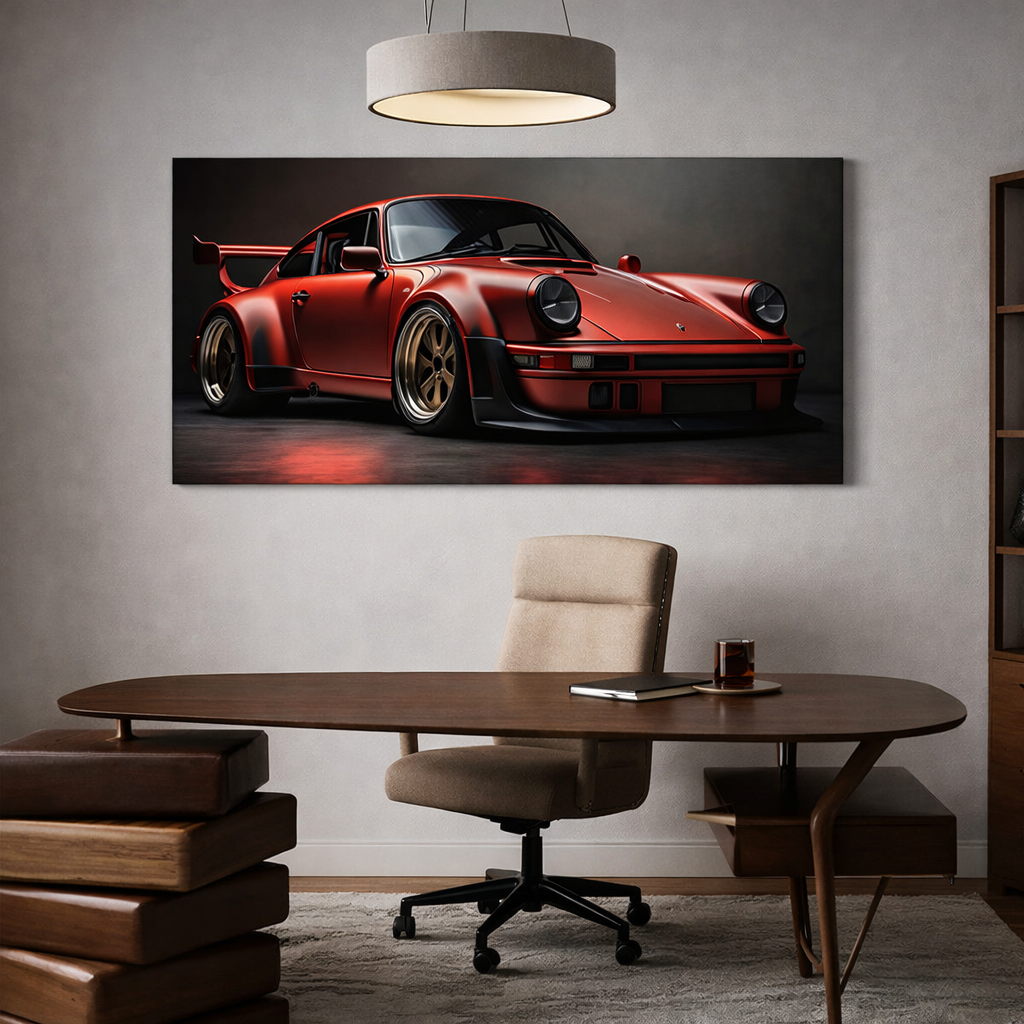 Porsche 911 Scarlet Speedster Canvas Print