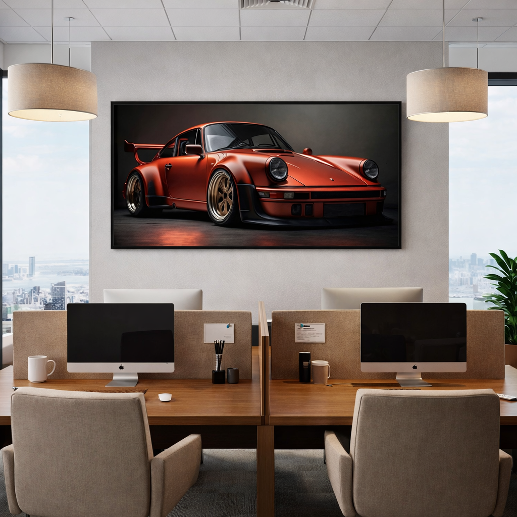 Porsche 911 Scarlet Speedster Canvas Print