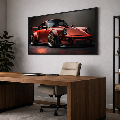 Porsche 911 Scarlet Speedster Canvas Print