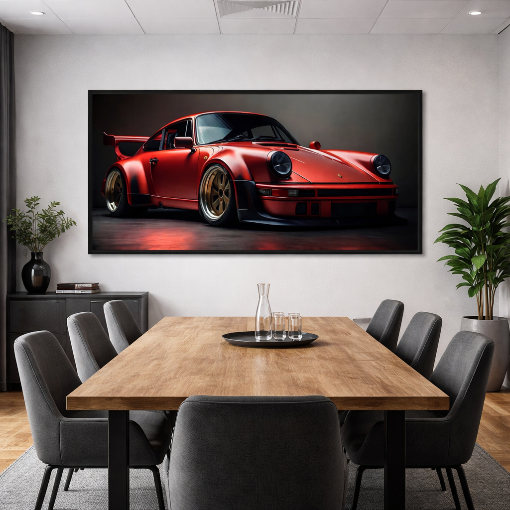 Porsche 911 Scarlet Speedster Canvas Print